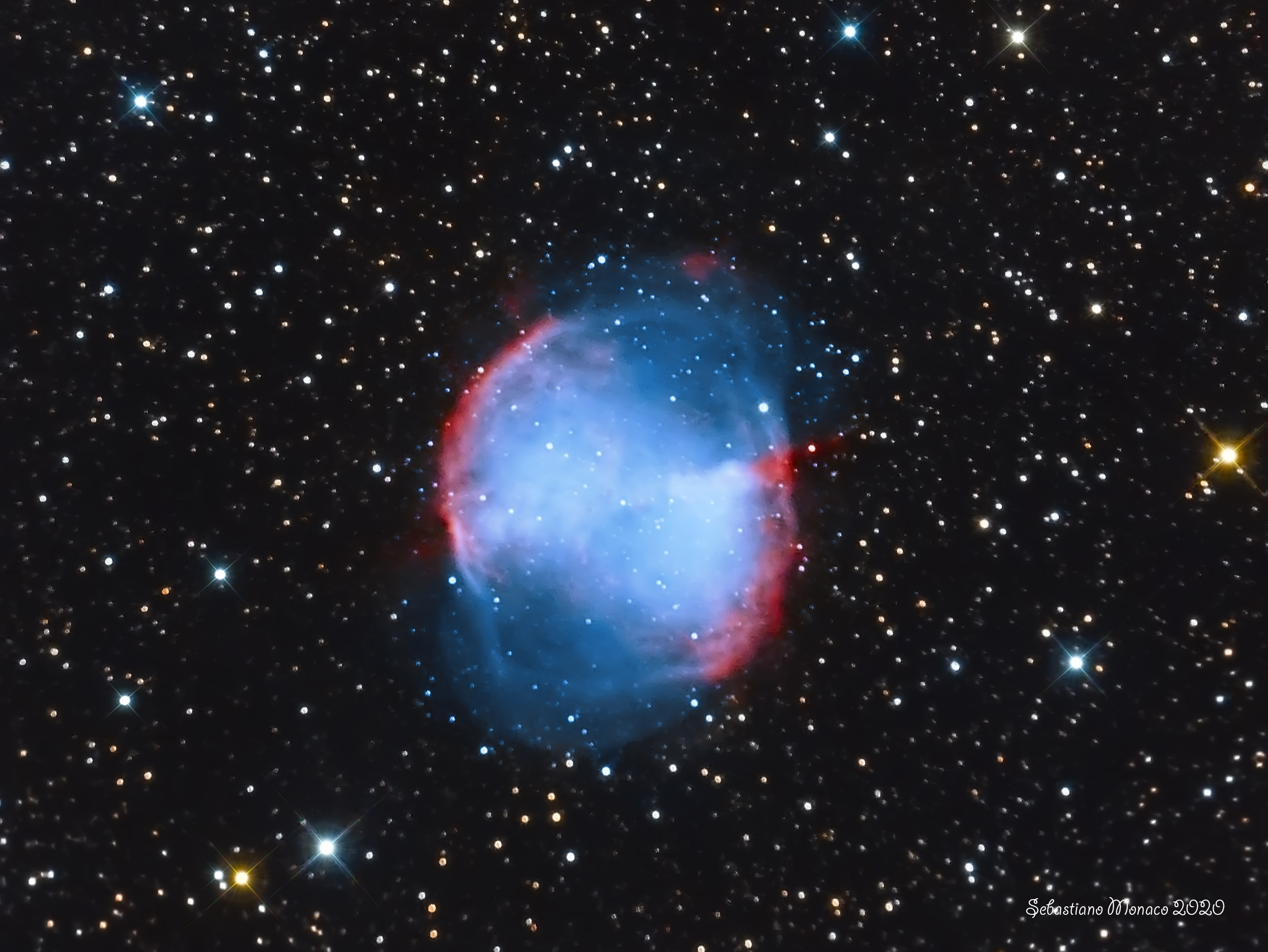Nebulosa M27 (Costellazione della Volpetta)